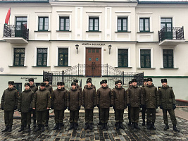 Военнослужащие 361 боо (ЦОВУ) посетили Литературный музей Максима Богдановича