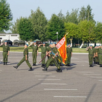 Церемония прощания с Боевым знаменем