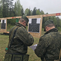 Контрольные занятия по огневой подготовке с военнослужащими военных комиссариатов Минской области