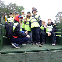 В 361 боо (ЦОВУ) прошли учебно-полевые сборы с учащимися школ г. Минска