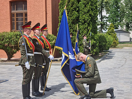 На военном факультете в БГУ состоялся очередной выпуск офицеров