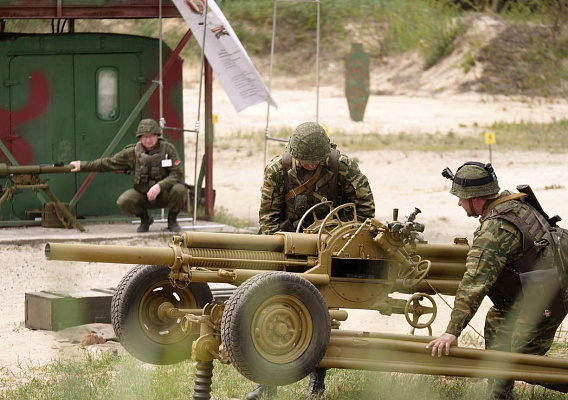 В Мозырском районе проводятся учебные сборы с военнообязанными