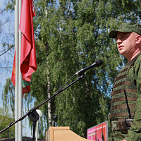 Военнообязанные, участвующие в учении с военными комиссариатами Гродненской области, приняли Военную присягу