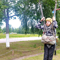 Занятия с воспитанниками военно-патриотического лагеря «Разведчик» 