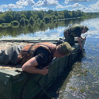 Сборы с выпускниками военных вузов в 557 ибр