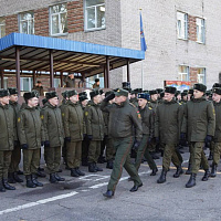 В 361 боо (ЦОВУ) прошло чествование военнослужащих, выслуживших установленные сроки службы