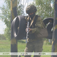 Комплексное контрольное занятие с военнослужащими нового пополнения